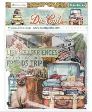 Art of Traveling Die-Cuts, 40 pieces